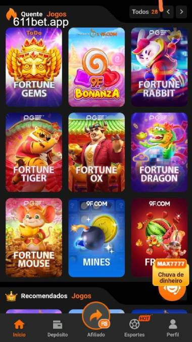 Aplicativo móvel 611BET para iOS e Android